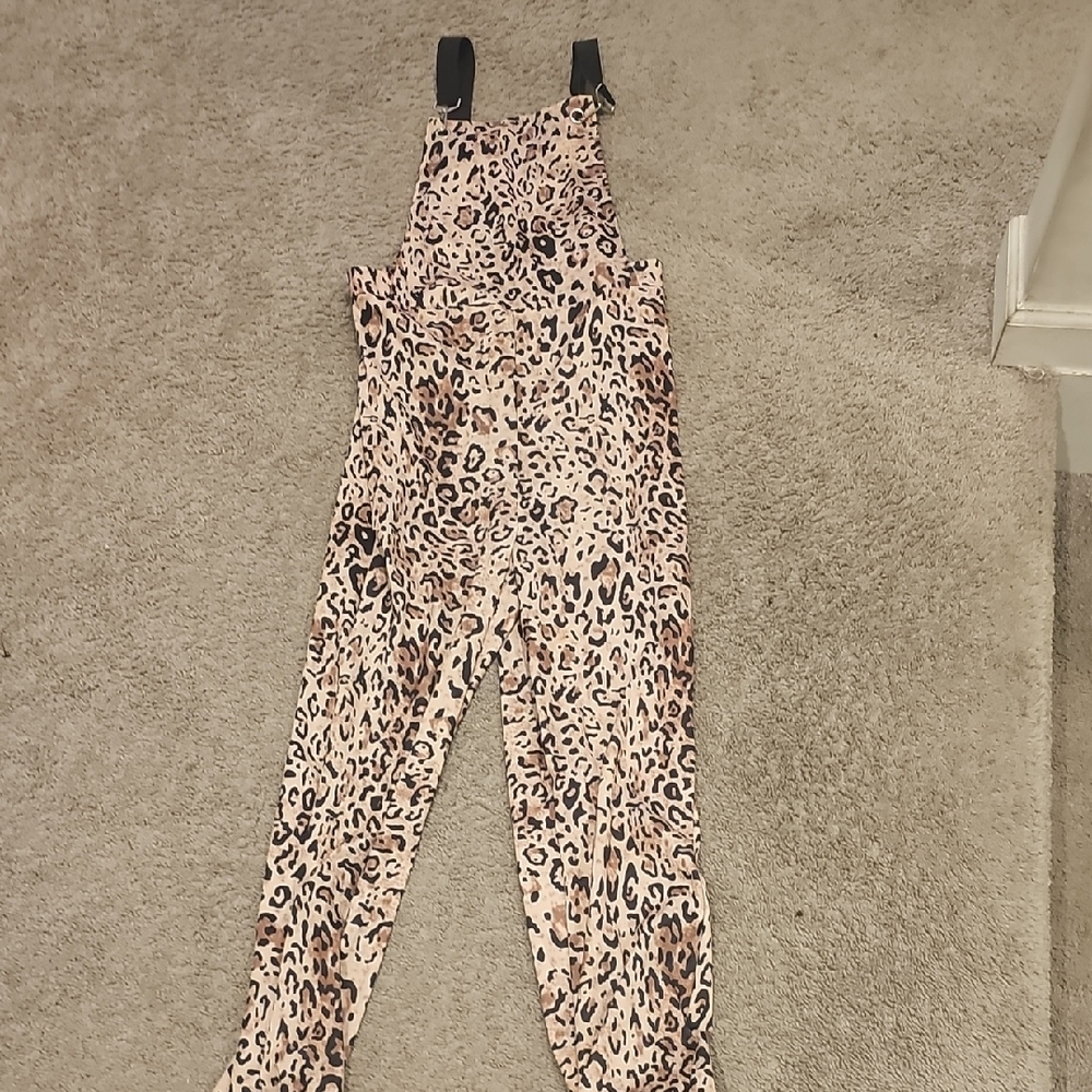 Leopard Print Women's Jumpsuit